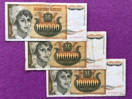 Belgrad - Jugoslawien - 3 Noten Dinar***