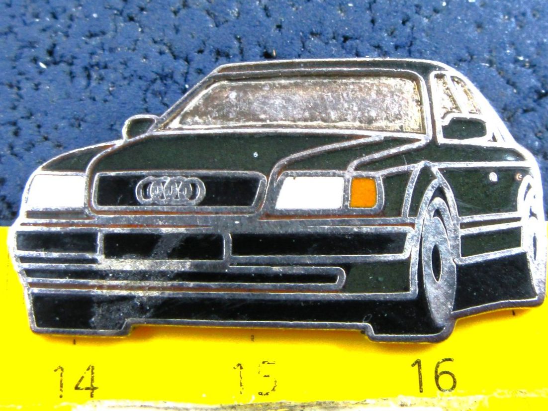 Audi Placchette & Badge: AUDI 100 AUTO PIN ENAMEL MIT SECURITY-CLIP VINTAGE – Usato da Ettingen venduto da Hausi4711 3