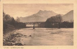 Le rhone pres aigle