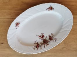 Servierteller oval 33x22 cm Bareuther Bavaria Germany, Top! 