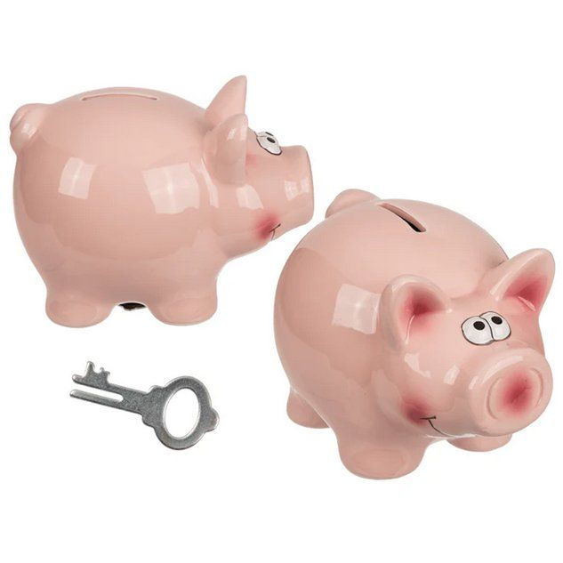 Spardosen: Spardose / Kässeli / Schwein 16cm – Neu und originalverpackt aus Oensingen von Liquidations-Shop