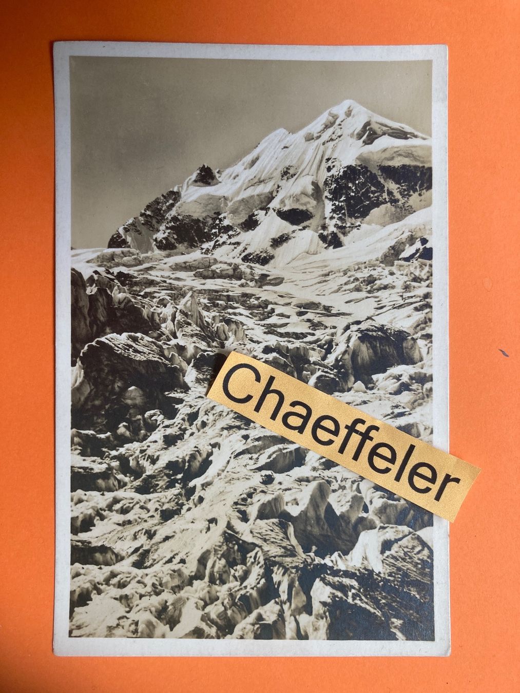 Ansichtskarten: Piz Roseg u. Tschiervagletscher – Gebraucht aus Zürich von Chaeffeler