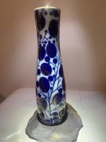 Vintage seltene Vase Kobalt ""PLUMS"" von V. Gorodetsky