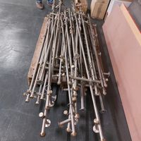 Gardinenstangen, Metall, hohe Qualität.  ca  30 Stück