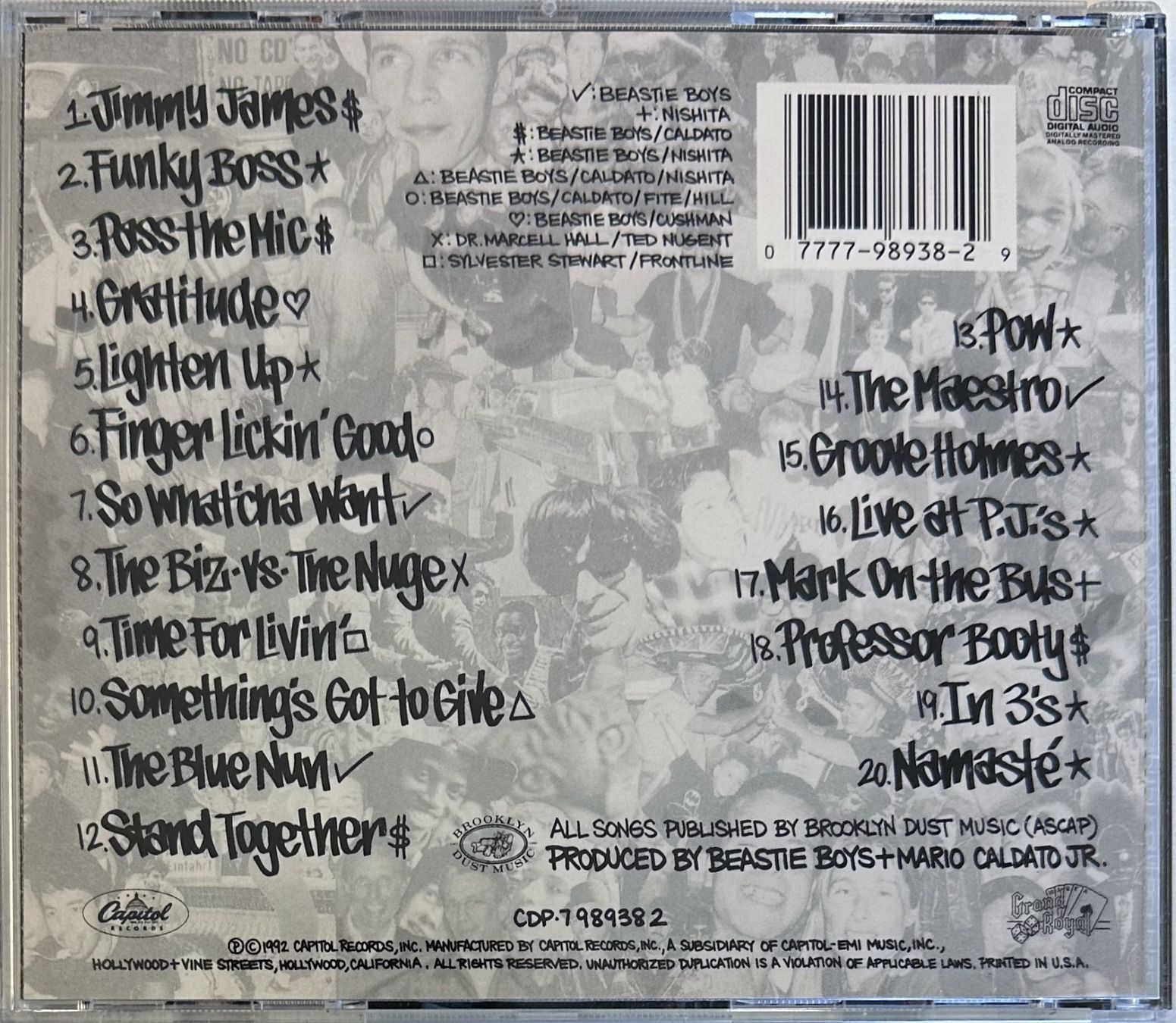 CD: Beastie Boys – Check Your Head – Usato da Martigny venduto da jereq 1