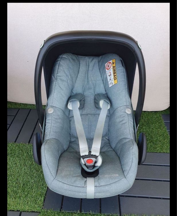 Maxi-Cosi Sièges auto: Maxi cosi pebble plus inkl. Neugeborenen Schale – D'occasion à Stäfa par les_nlm5