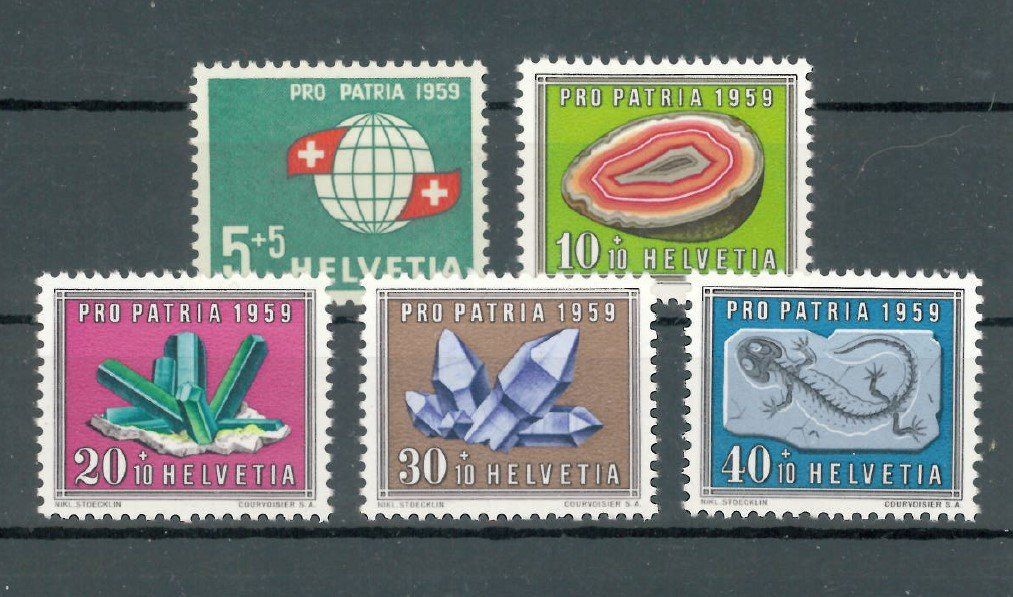 Tutti i francobolli: Pro Patria, 1959, postfrisch ** – Nuovo (secondo la descrizione) da Lupfig venduto da lubor