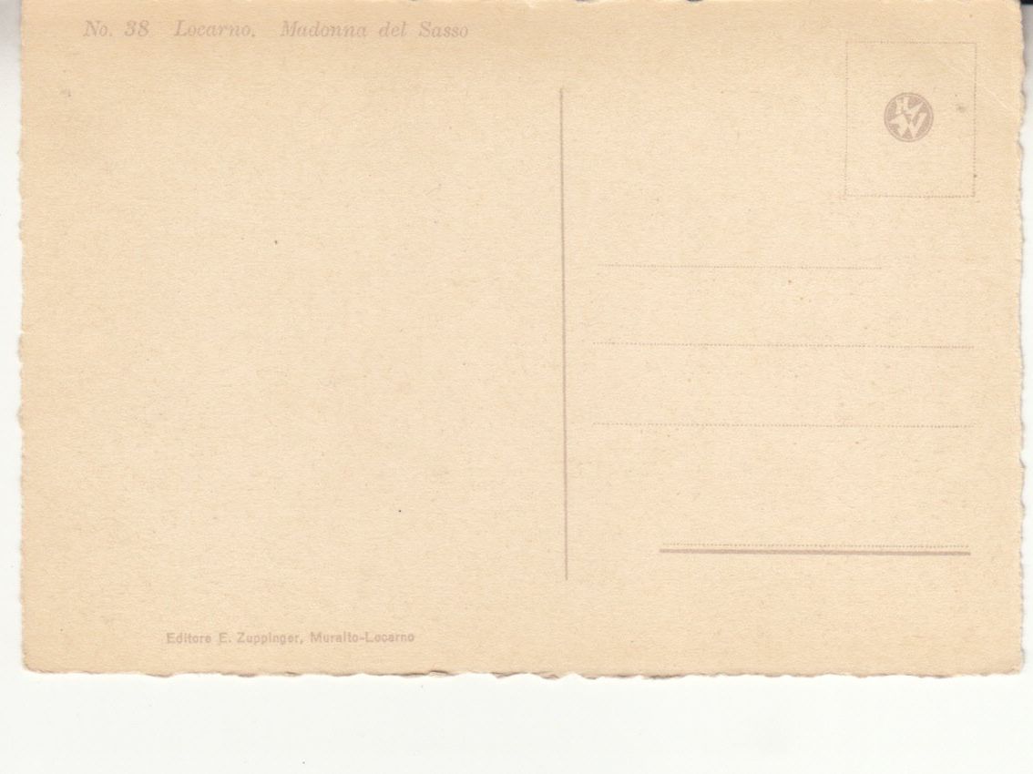 Cartes postales: Madonna del Sasso ca. 1940 – D'occasion à Bürglen TG par StampGraf 1