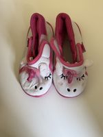 Süsse Einhorn Hausschuhe, Grösse 24, ideal für den Winter