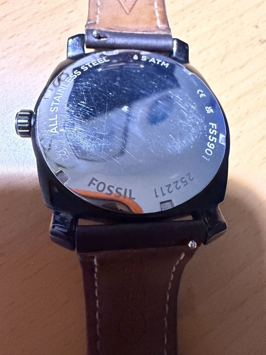 Fossil Uhren: Fossil FS5901 braunes Lederband Quartz – Gebraucht aus Oftringen von ste_mp2b 3