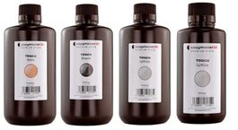 4x Copymaster3D Tough UV Resin Black, White, Skin - Neuware