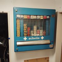 Zigarettenautomat Wandmontage blau gebraucht Zustand okay