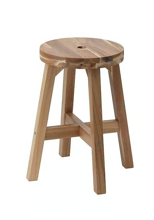 Sgabelli: 2 IKEA SKOGSTA Hocker aus Massivholz – Usato da Luzern venduto da her_8zt9 1