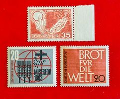 DEUTSCHLAND BROT FÜR DIE WELT DÄNEMARK KEIN HUNGER 1962**
