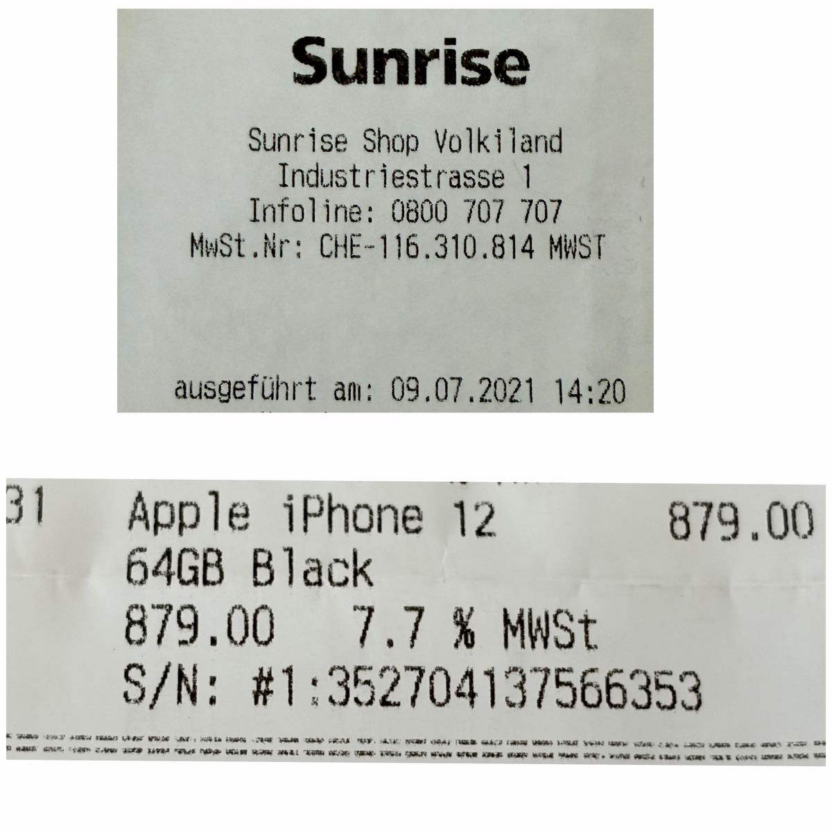 Apple Handys / Smartphones: 1 iPhone 12**64GB**Black** – Gebraucht aus Volketswil von Car6 4
