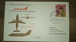 Swissair Basel - Amsterdam 18.06.1990