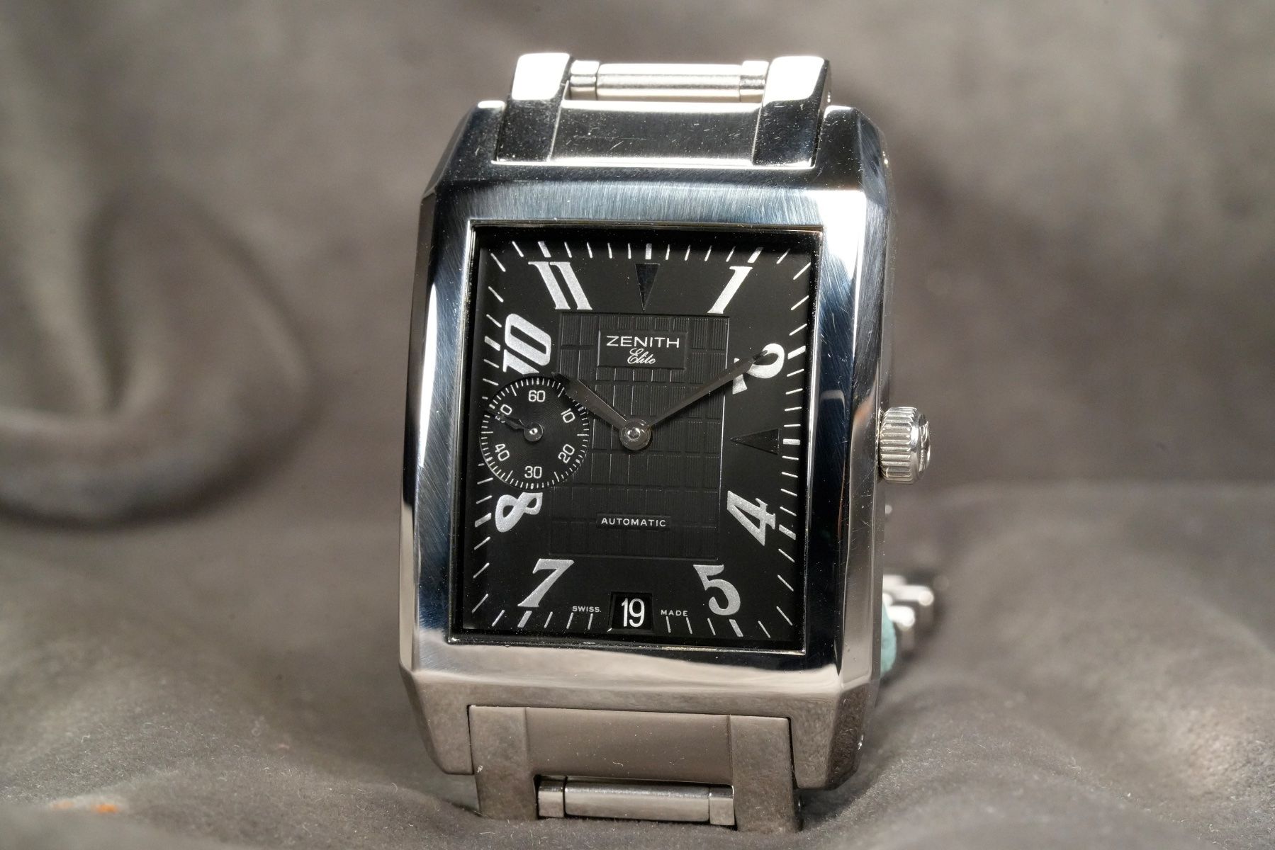 Zenith Orologi: Zenith - Elite Port Royal Tank Rectangular Automatic Steel – Usato da Morcote venduto da chronoservice 3