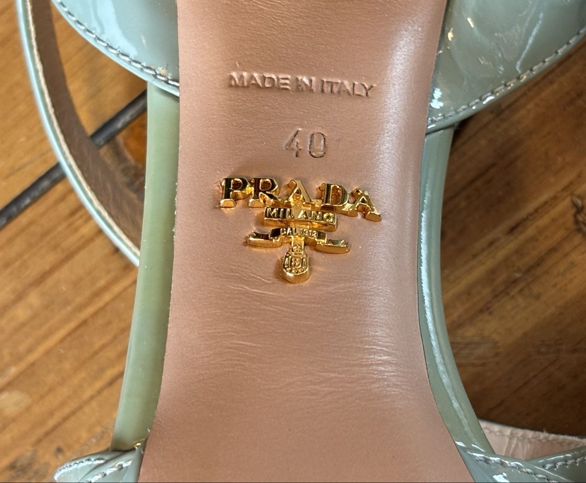 Prada Damenschuhe: Sandales Prada 40 bleu – Neu (gemäss Beschreibung) aus Dotzigen von SecondHandGems 8