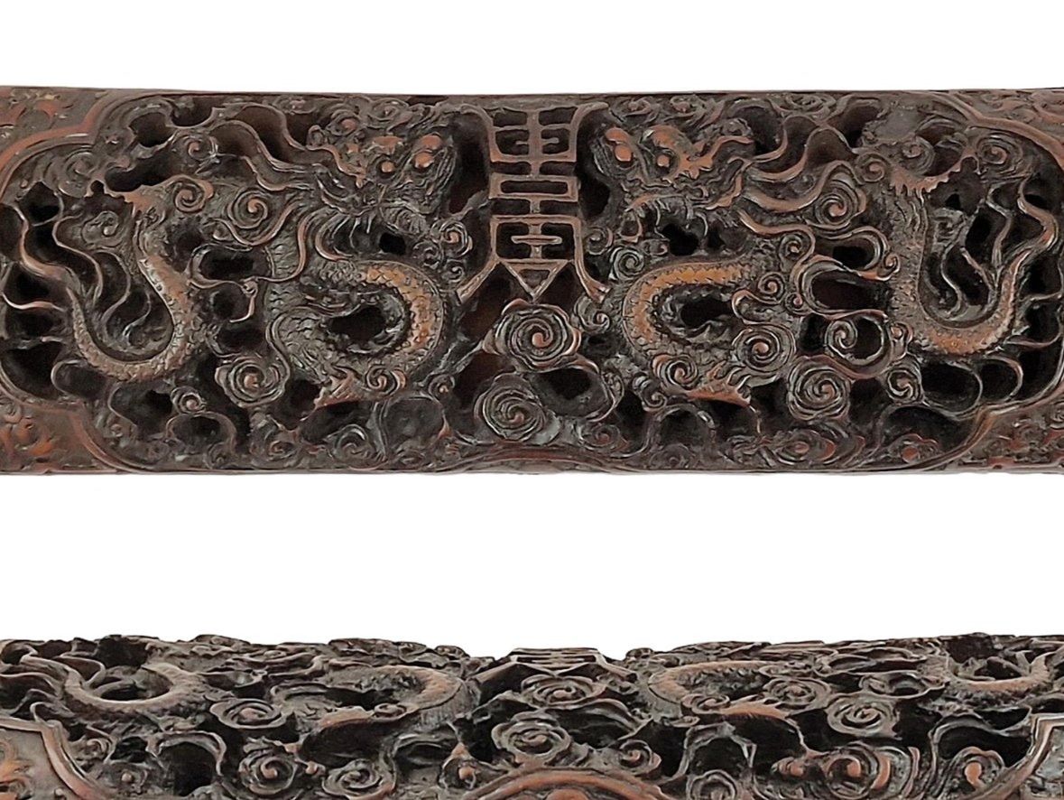 Barattoli: Beautiful Dragon decorated Incense ancient Box, China – Usato da Morges venduto da 4WLS 1