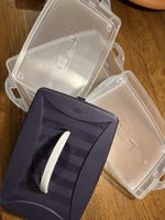 Italian Made 1 Litre Food Container with Lid, Perfect for Le