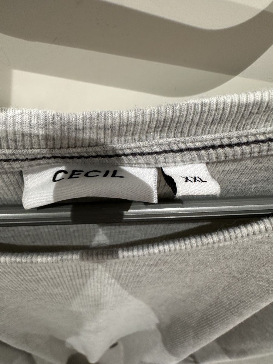 Cecil T-shirt: 2x Cecil T-Shirt, hellgrau, XXL – Usato da Döttingen venduto da zepelin60 1