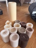Stumpenkerzen-Mix – gebraucht