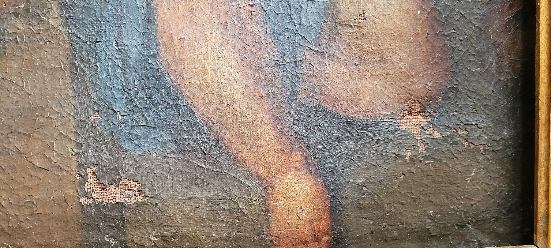 Gemälde: Antikes Ölgemälde 17. Jh. – Gebraucht aus Bourguillon von Lucas111 2