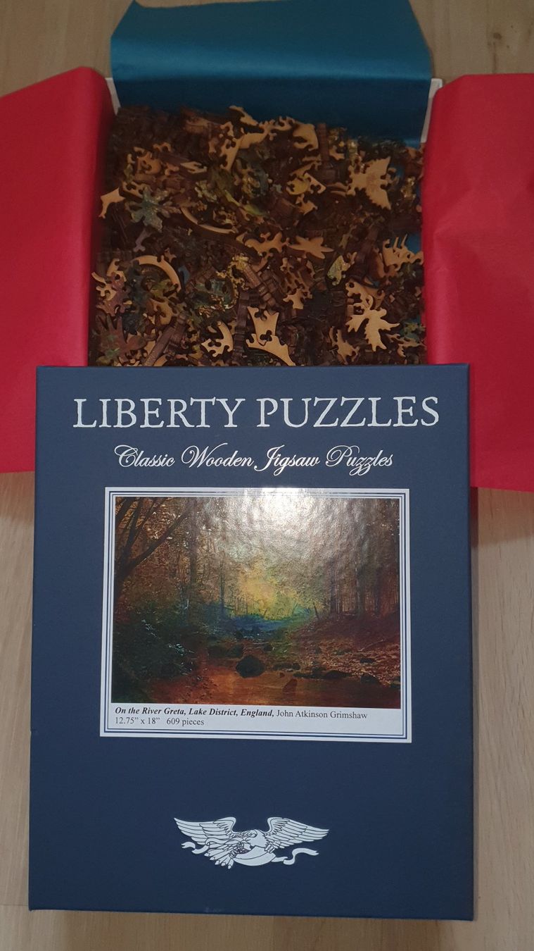 Puzzle: LIBERTY PUZZLES "On the River Greta", 609 Teile – Usato da Rothrist venduto da Marejonio73 1