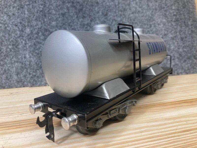 Hag Modellini di ferrovie: Hag Spur 0 Kesselwagen hellgrau "Standard" – Usato da Büsserach venduto da ModellbahnDepot 3