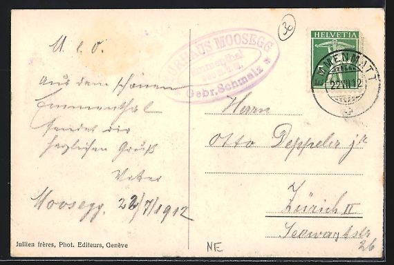 Cartoline postali: AK Neuchâtel, Le Musée, 1912 – Usato da Berlin venduto da bartko-reher 1