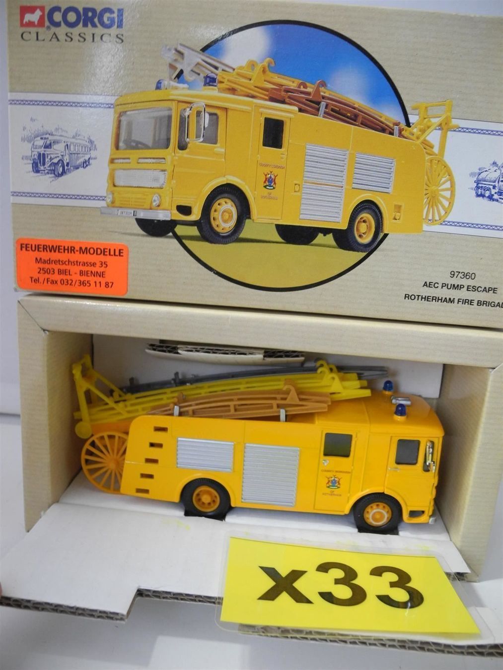 Corgi Toys Modellini d'auto: Corgi 97360 AEC Pump Escape, Nr. x33 – Nuovo e nell'imballaggio originale da Kottwil venduto da Crazyrolf 1