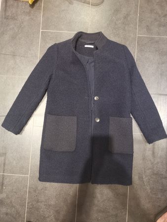edc Esprit Mantel navy, Gr. M, neuw., Wolle-Stil, warm