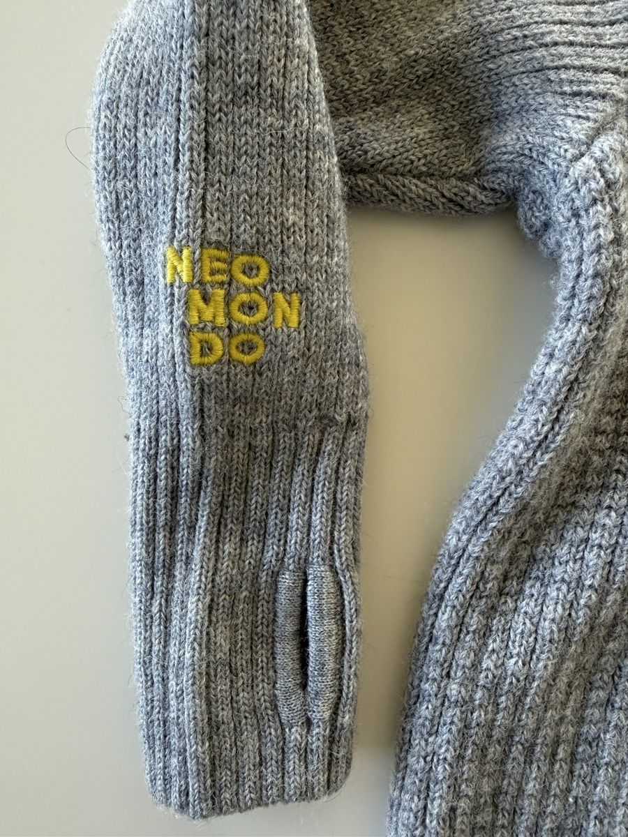 Maglioni & Felpe: 100%Wolle Pullover grau mit Reissverschluss 110 – Usato da Meggen venduto da kammann 1