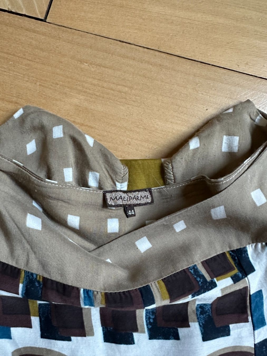 Maliparmi Vestiti: MALIPARMI - Kleid bunt gemustert mit Seide 40 – Usato da Zürich venduto da Diazaio 3