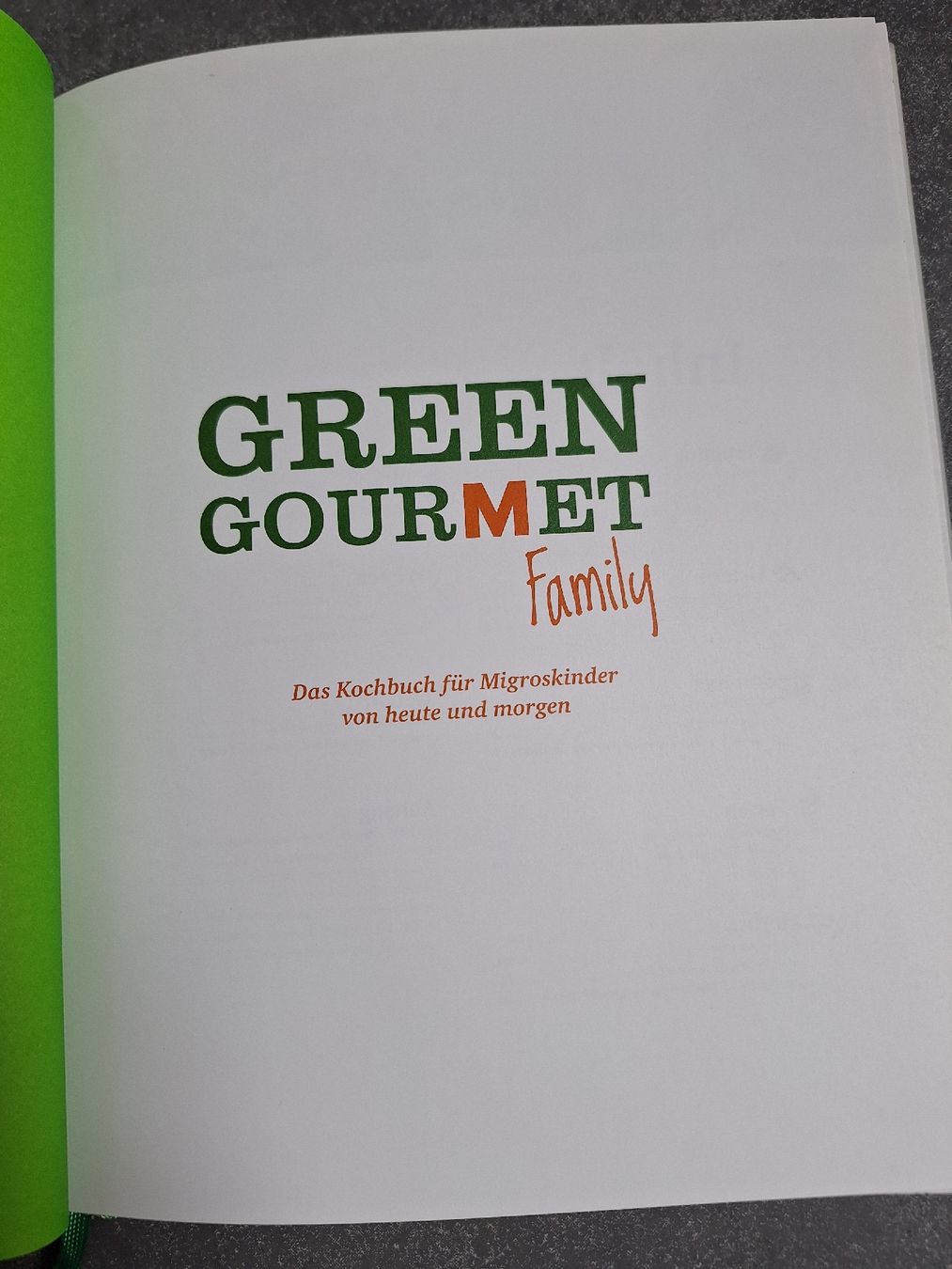 Libri: Migros Kochbuch Green Gourmet – Nuovo (secondo la descrizione) da St.Gallen venduto da dajo0809 2