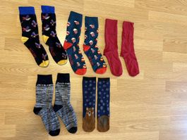 Bunte Marken-Socken (5 Paar) 