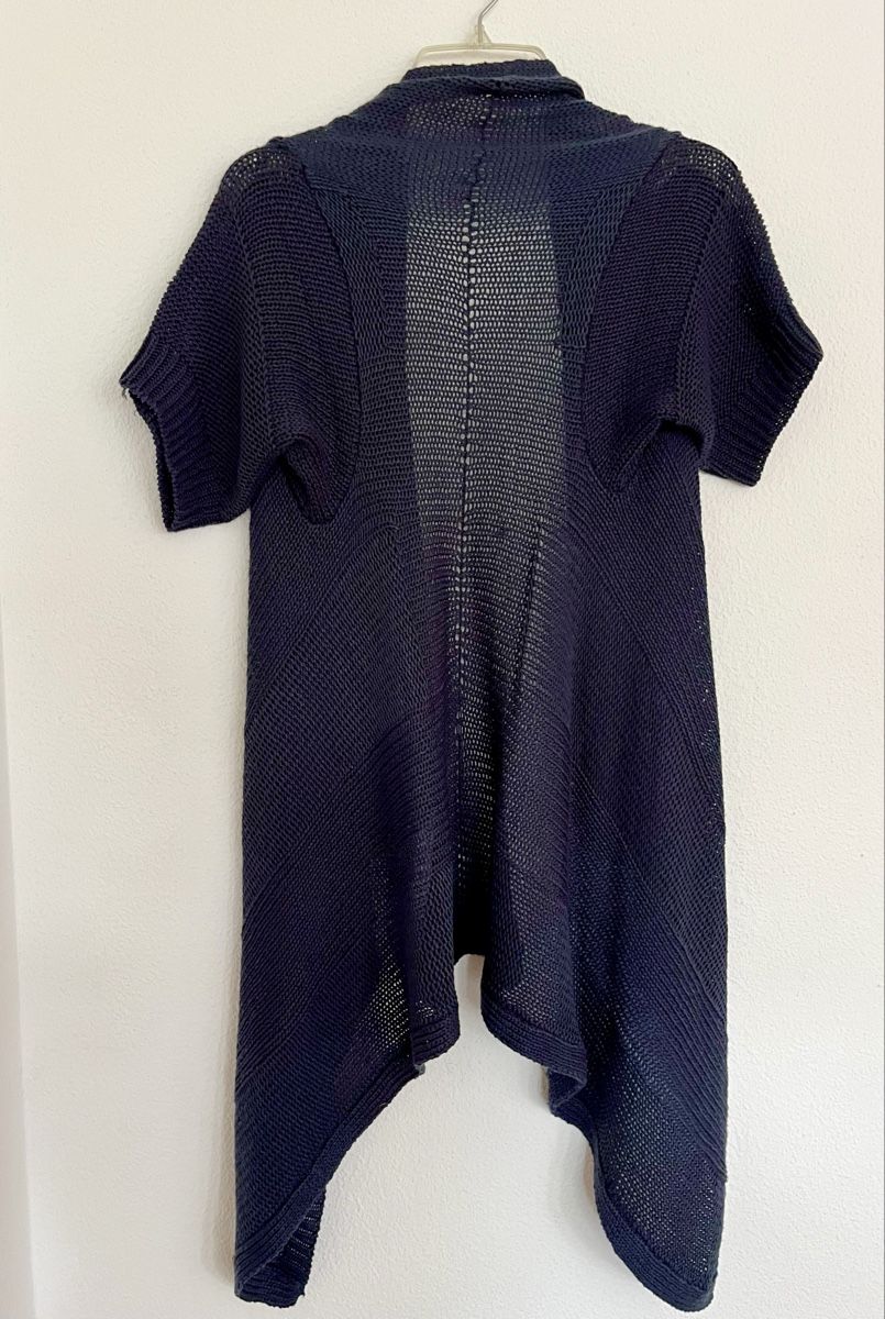 Bolero: Ellen Amber Strickjacke, Grösse M, Dunkelblau – Usato da Basel venduto da JJ.Elena 1