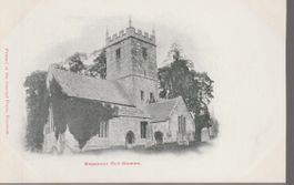 old UK Postcard BROADWAY OLD CHURCH Smith's series unposted