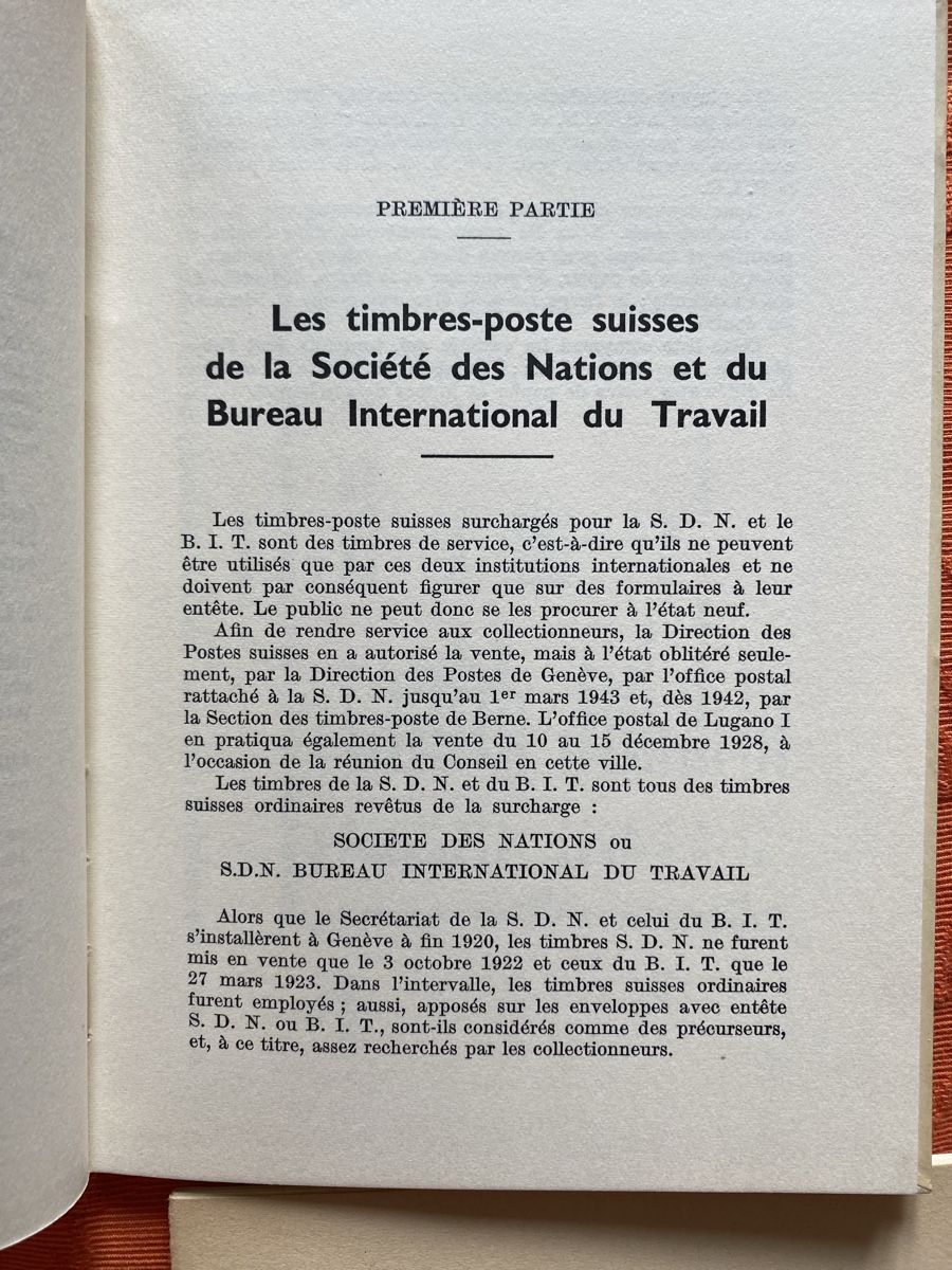 Livres: Les Timbres/S.D.N. et B.I.T./ Charles Misteli 1943 – D'occasion à Utzigen par Lasagne99 4