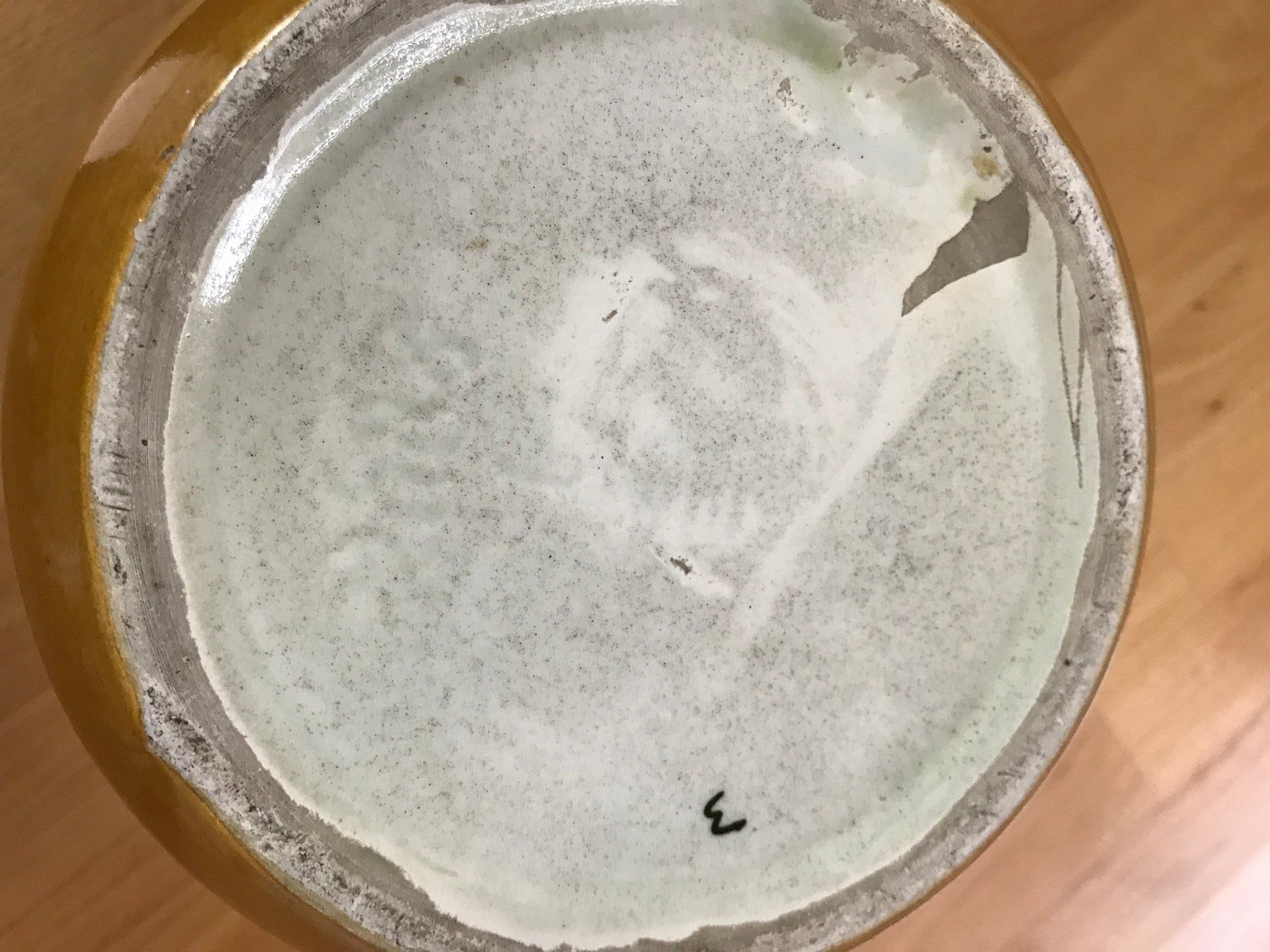 Vasi & Recipienti: Blumenvase handgemalt ca. 1920 – Usato da Gossau ZH venduto da Miautz 1