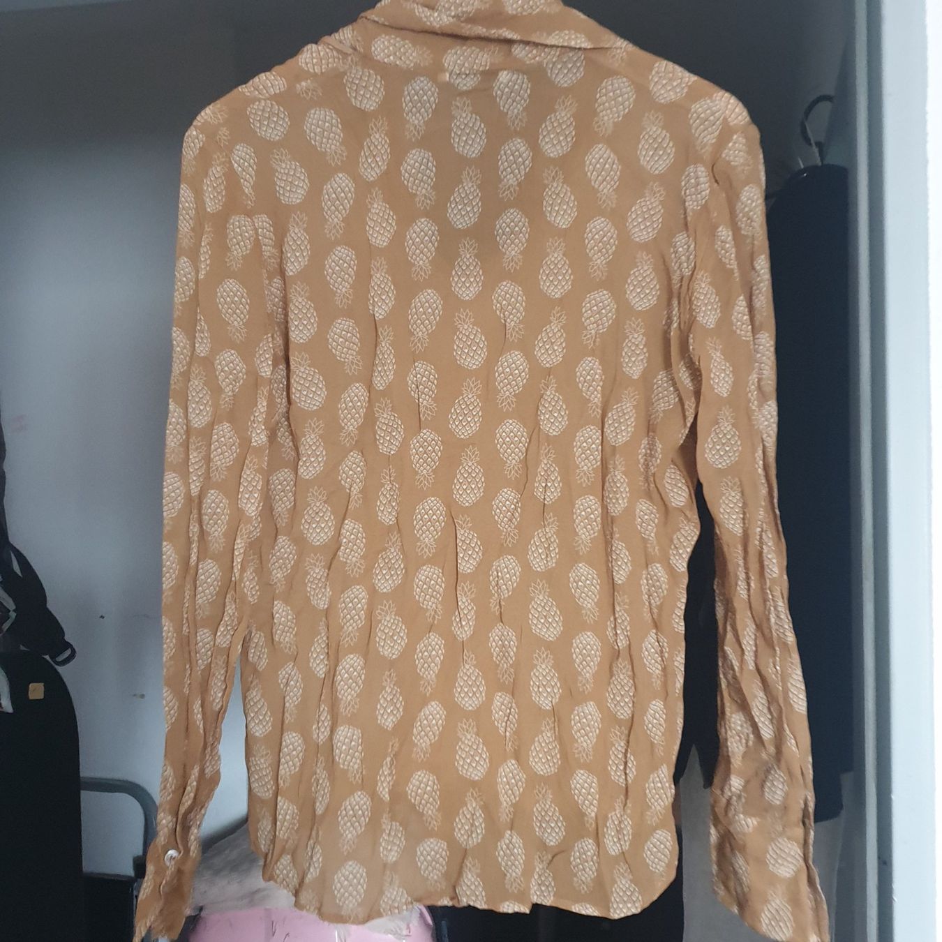 Drykorn Camicette: Drykorn Bluse mit Ananas Gr. M – Usato da Frenkendorf venduto da Chrigeli01 1