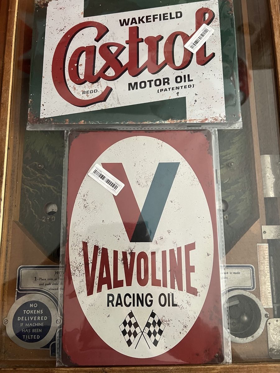 Insegne: Coole Blechschilder - Castrol & Valvoline – Nuovo e nell'imballaggio originale da Mellingen venduto da Oelquelle
