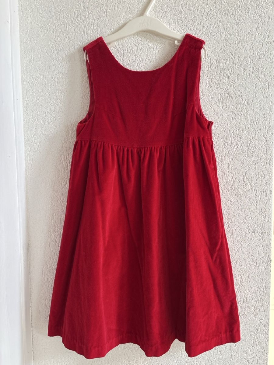 Vertbaudet Kleider & Röcke: Robe velours rouge Vertbaudet taille 10 ans – Neu (gemäss Beschreibung) aus Lonay von hau_2pyt