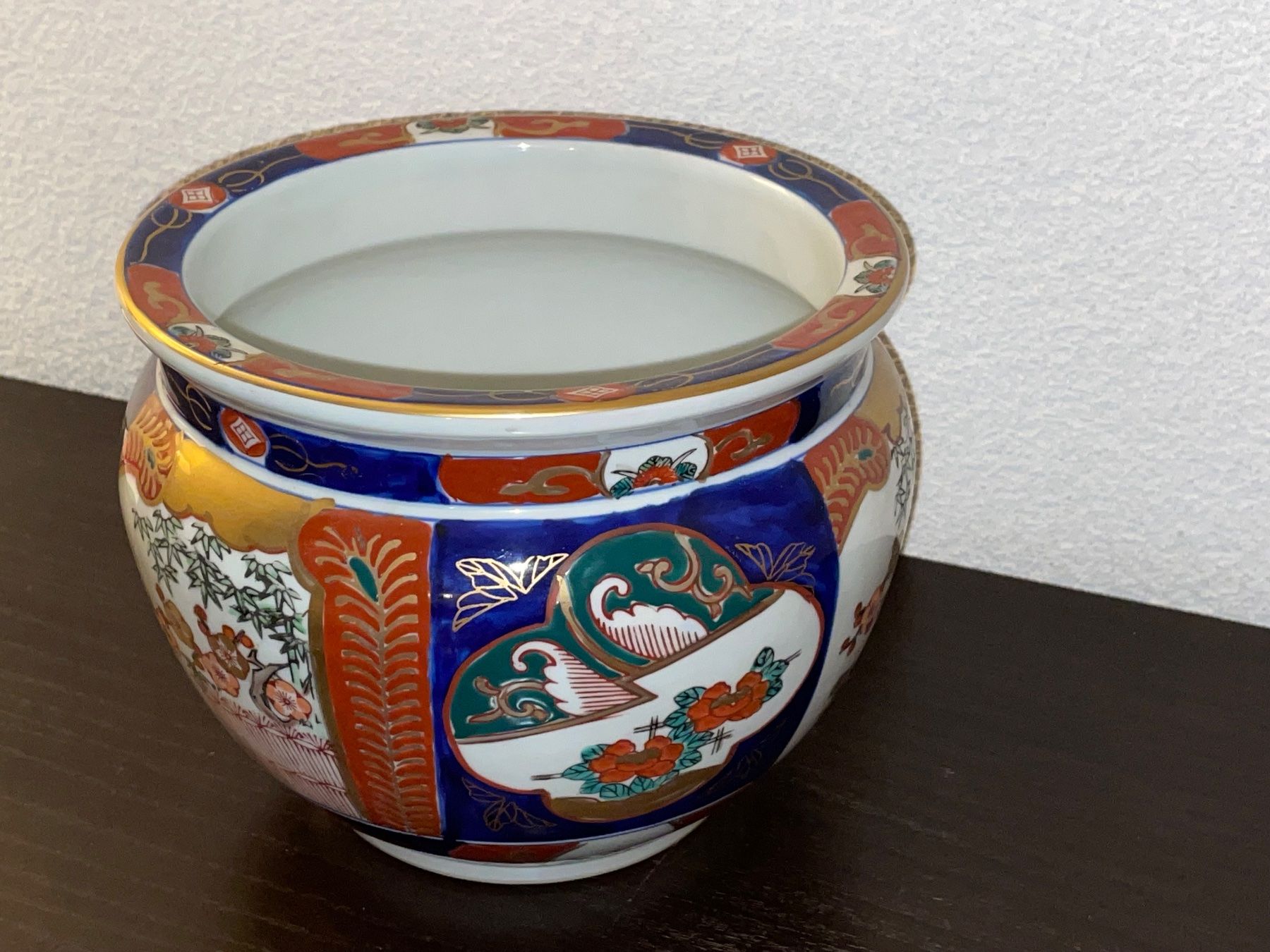 Vasi per fiori: Prachtvoller "Gold Imari" Übertopf – Usato da Zürich venduto da plumita 1