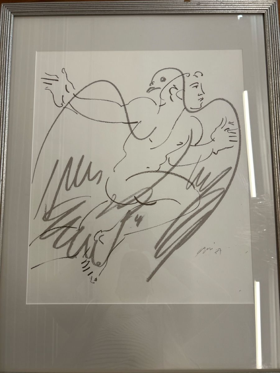 Grafiken & Lithographien: Hans Erni Lithografie signiert – Gebraucht aus Zürich von BashasBrockenhaus
