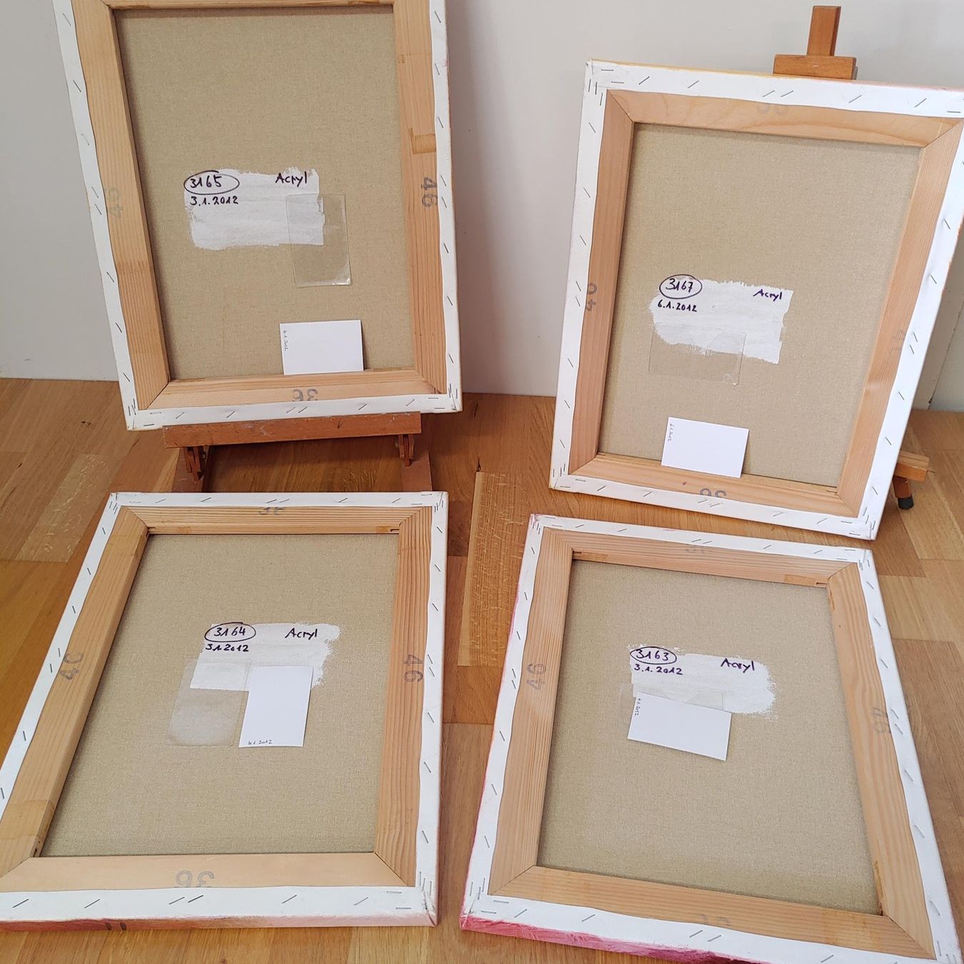 Dipinti: Serie original-Acrylgemälde 'Teichlandschaften' – Nuovo e nell'imballaggio originale da Steinhausen venduto da Kristall022 3