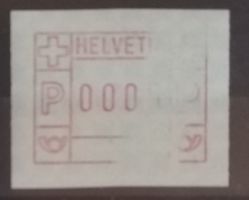 ST74) Automatenmarken,  Abart teilweise fehlender Druck