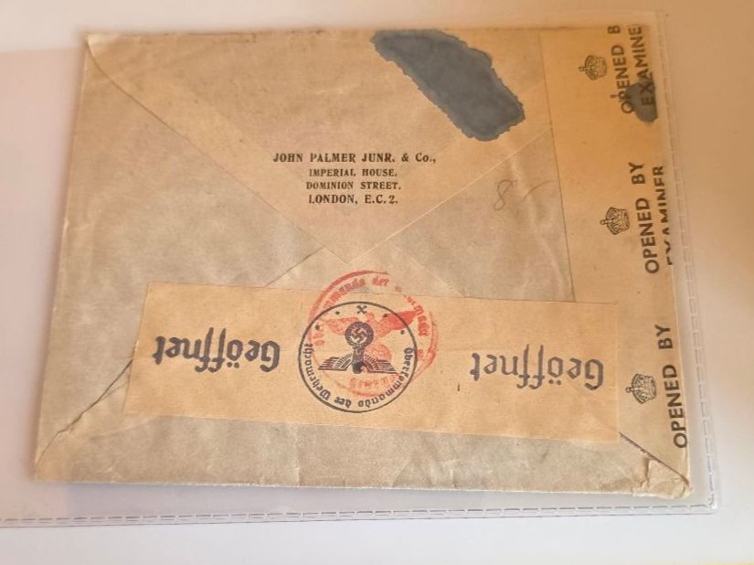 Tous les timbres: GB PERFIN 2 WK BELEG – D'occasion à Dintikon par bonita099 1