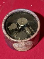 Vintage Musical Box with World Map Design good condition