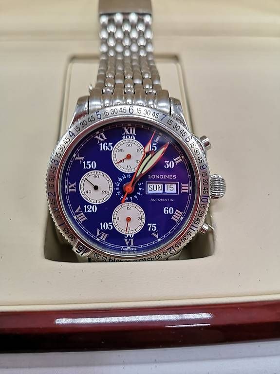 Longines Orologi: LONGINES Chronographe / LINDBERGH / Spécial séries – Usato da Bulle venduto da italicum 5